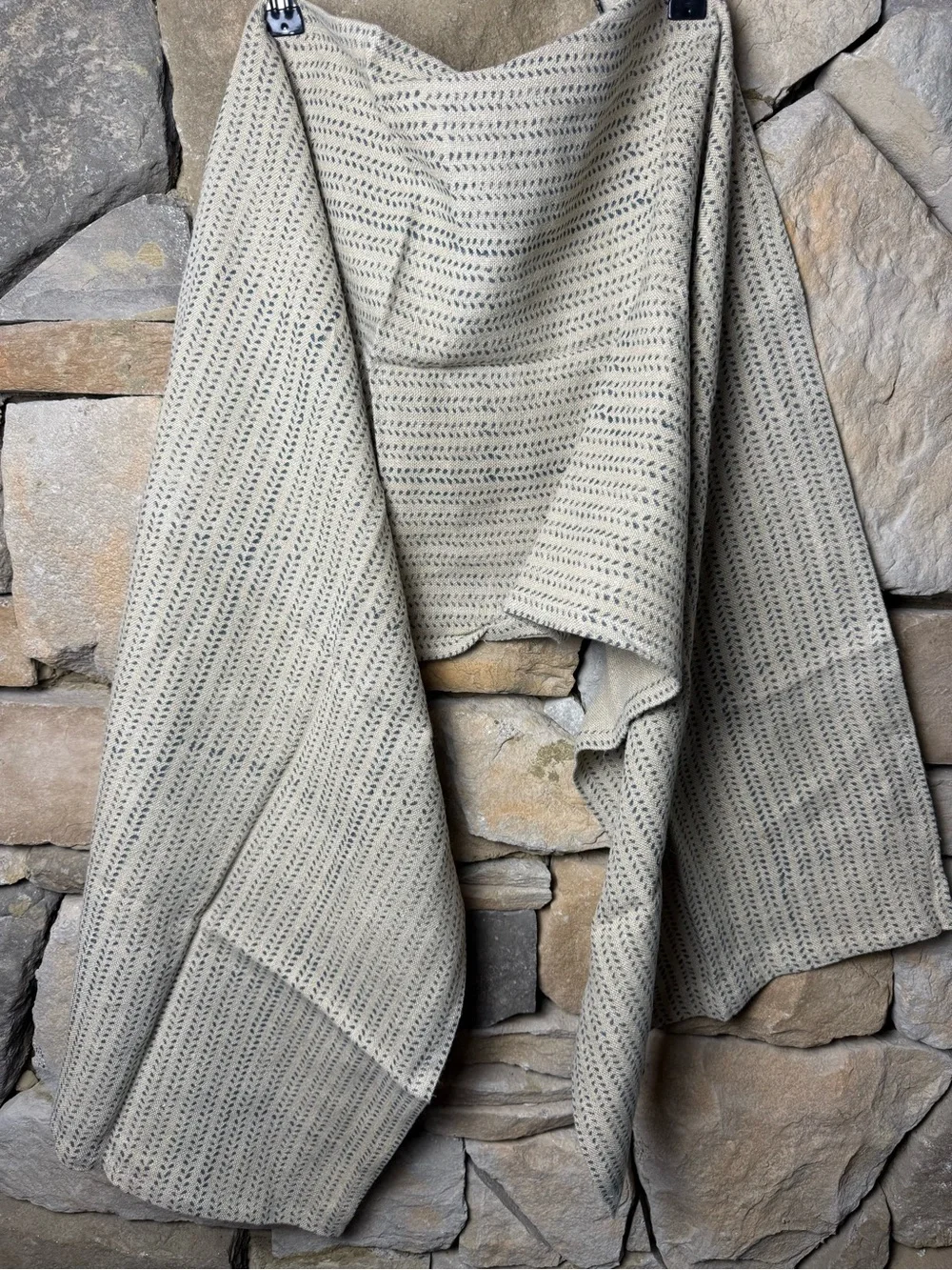 New🌟Terrain-Ripple Indigo Linen Runner-Blue